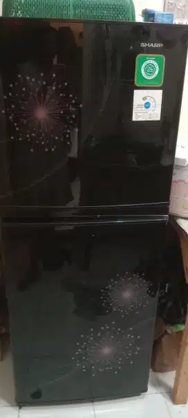 Kulkas 2 pintu mulus beku