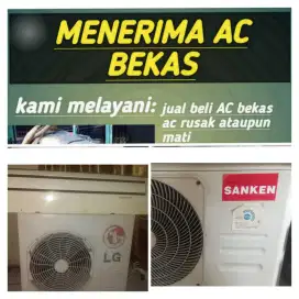 Terima ac bekas rusak