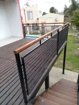 Railing balkon tangga rebah mezanine kanopi jasa pasang free survei