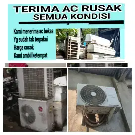 Terima ac bekas rusak