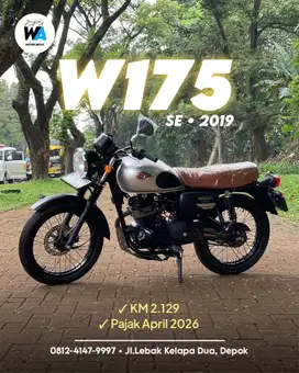 UNIT ISTIMEWA Kawasaki W175 SE Tahun 2019 Cash/Kredit
