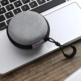 Wireless earphone storage bag premium, tas dompet penyimpanan kabel