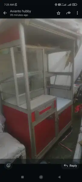 gerobak ayam krispi kondisi prima