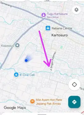 Jual tanah & bangunan oulet atau showroom di jl Brigjend Katamso
