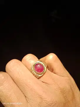 Dijual batu cincin Ruby Madagaskar