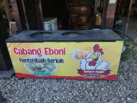 Jual rombong pentol 2 lubang