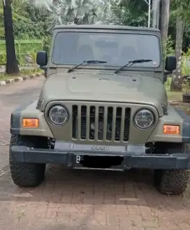 Jeep Wrangler 4.0 At - 1997 - Hijau Army