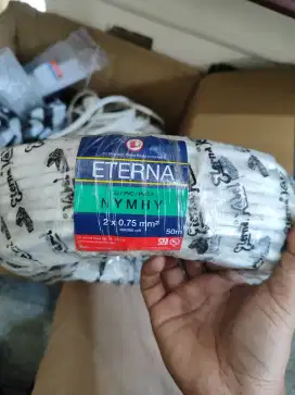 Kabel Listrik Merk Eterna NYMHY 2 x 0,75