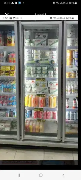showcase 3 pintu 1500L GEA