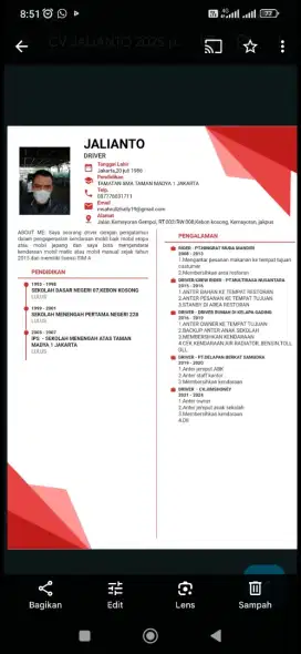 Barang x bpk/ibu sedang lagi butuh Driver