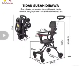 Compact stroller merk satu keluarga