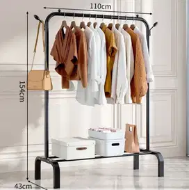 Rak Baju Gantung J650 Baja Anti Gores