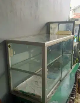 bisa nego etalase jualan dagang kuliner makanan toko warung depok