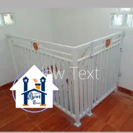 Pagar tangga ralling tangga minimalis modern