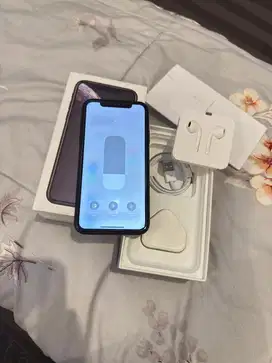 Dijual Iphone Xr Black 128GB Lengkap Terdaftar