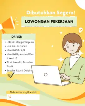 Buka lowongan pengemudi