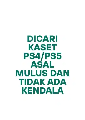 Dicari kaset ps4/ps5