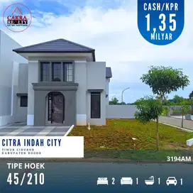 Di jual rumah premium di hoek di citra indah city jonggol