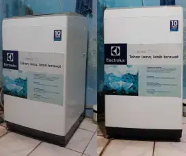 Mesin Cuci Electrolux Top Loading 7.5kg Cyclonic Care Soft closer