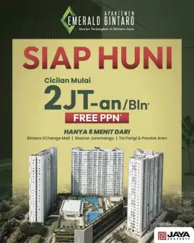 Apartemen Emerald Bintaro Ready Stock Free PPN /AJB & BPHTB