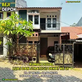 Rumah Dijual Di Beji Depok Dekat Kampus UI Tol Kukusan Dan Margonda
