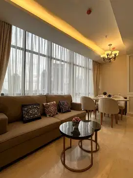 Disewakan Apartemen Sudirman Suites Low Floor 2BR Furnished West View