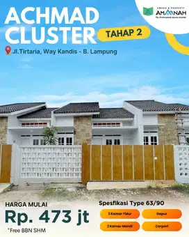 PERUMAHAN ACHMAD CLUSTER WAY KANDIS TANJUNG SENANG BDL