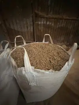 Wooden Pellet Serbuk Kayu bahan bakar