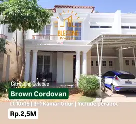 rumah mewah brown cordovan citraland hertasning