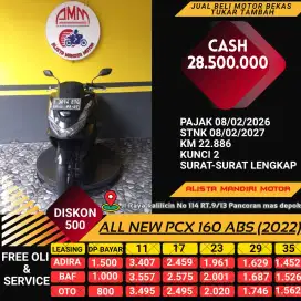 ALL NEW PCX 160 ABS TH 2022 BISA BAYAR VIA CC/ PAYLATER