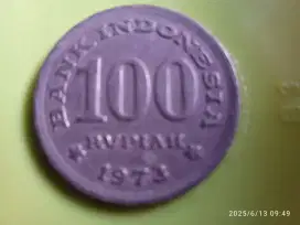 UANG KOIN RUPIAH THN 1973