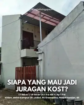 A157 - Kost Eksklusif untuk Passive Income Lokasi Strategis dekat UII