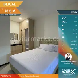 Kost Eksklusif di Ngagel ada 15 Kamar Bangunan 5 lantai ada lift
