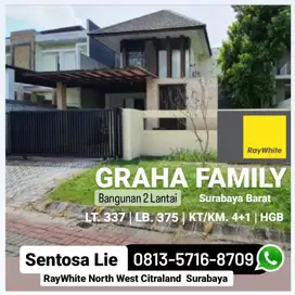 Dijual Rumah Graha Family Surabaya Modern Mewah Lokasi TerDEPAN