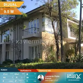 Rumah Diamond Hill Citraland lebar 16.5x25 meter Hook ada 4+1 kamar