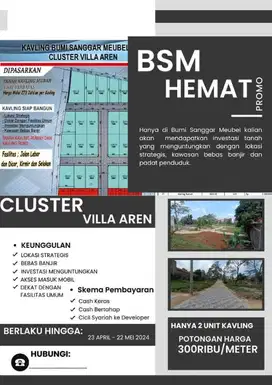 Tanah kavling strategis dekat bunderan Cibiru