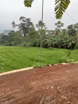 Jual tanah pingir jalan desa luas 125tmbk srt shm