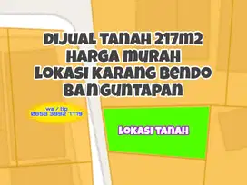 Tanah 217m2 dekat Angkasa Janti Ambarukmo Blok O Timoho Karangbendo