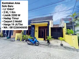 Sewa Rumah Area Solo Baru Dekat The Park, Pakuwon Mall