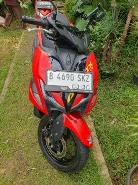 YAMAHA AEROX 155, PAJAK HIDUP PANJANG, SS LENGKAP, MESIN HALUS, LOW KM