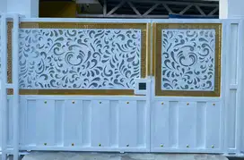 Pagar Cutting Laser, minimalis, grc, dll