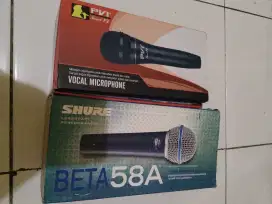 Jual mic 2  PVI sama mic SHURE
