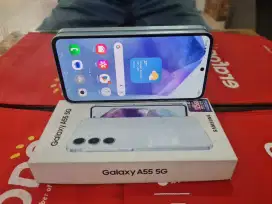 Samsung A55 5G 8/256 gb lengkap normal