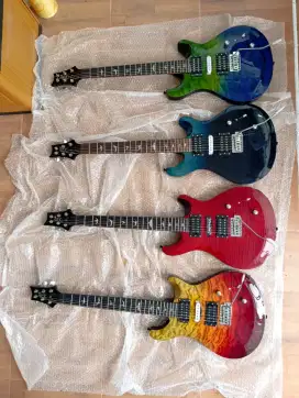 GITAR PRS RIJEK PABRIK HARGA MIRING . BONUS KABEL JACK STRAPP SLEMPANG