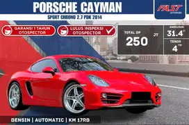 PORSCHE CAYMAN 2014 SPORT CHRONO 2.7 PDK LOW KM.17RB PAJAK PNJG #F2ST