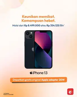Iphone 13 128GB Garansi Resmi