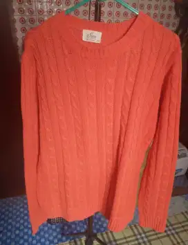 Preloved atasan rajut kepang