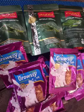 Pakan hewan pelet kura dan susu kucing
