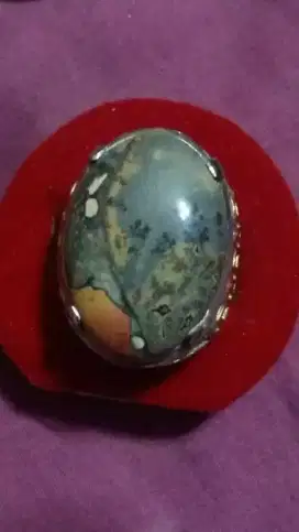 Cincin akik pancawarna maligano