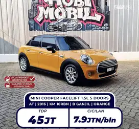 [ DISC 16JT BERGARANSI 5TH ] MINI COOPER FACELIFT 5DOORS MATIC 2016